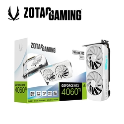 ZOTAC 索泰 GAMING GeForce RTX4060TI Twin Edge OC White Edition 8G 顯示卡 (ZT-D40610Q-10M)