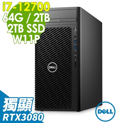 Dell Precision 3660工作站 i7-12700/64G DDR5/2TSSD+2TB/RTX3080_10G/1000W/W11P