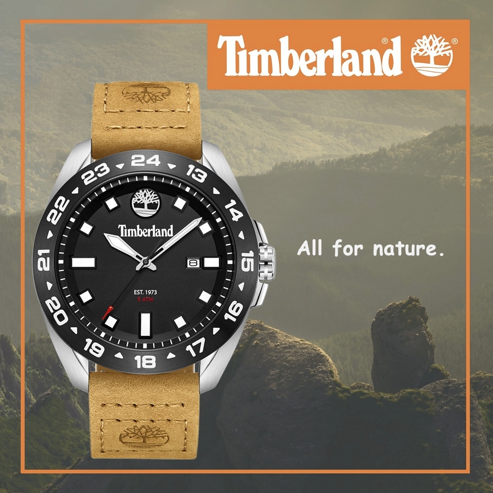 Timberland 天柏嵐 CARRIGAN系列 美式潮流大三針手錶 送禮首選-44mm TDWGB0029401