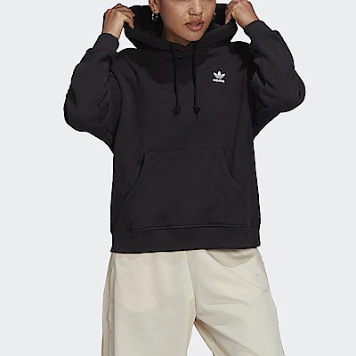 Adidas Graphic Hoodie HF2000 女 連帽上衣 帽T 經典 休閒 國際版 可愛小花 棉質 黑