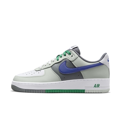 nike air force 1 07 lv8 男休閒運動鞋-灰藍綠-fd2592001