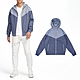 Nike 外套 NSW Windrunner 男款 藍 黃 網眼 防風 拉鍊口袋 連帽外套 727325-492 product thumbnail 1