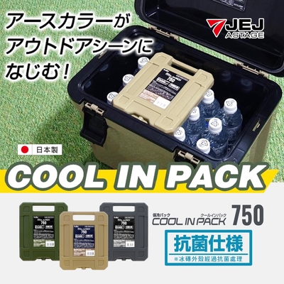 日本JEJ ASTAGE COOL IN PARK 抗菌保冷冰磚750g / 3色