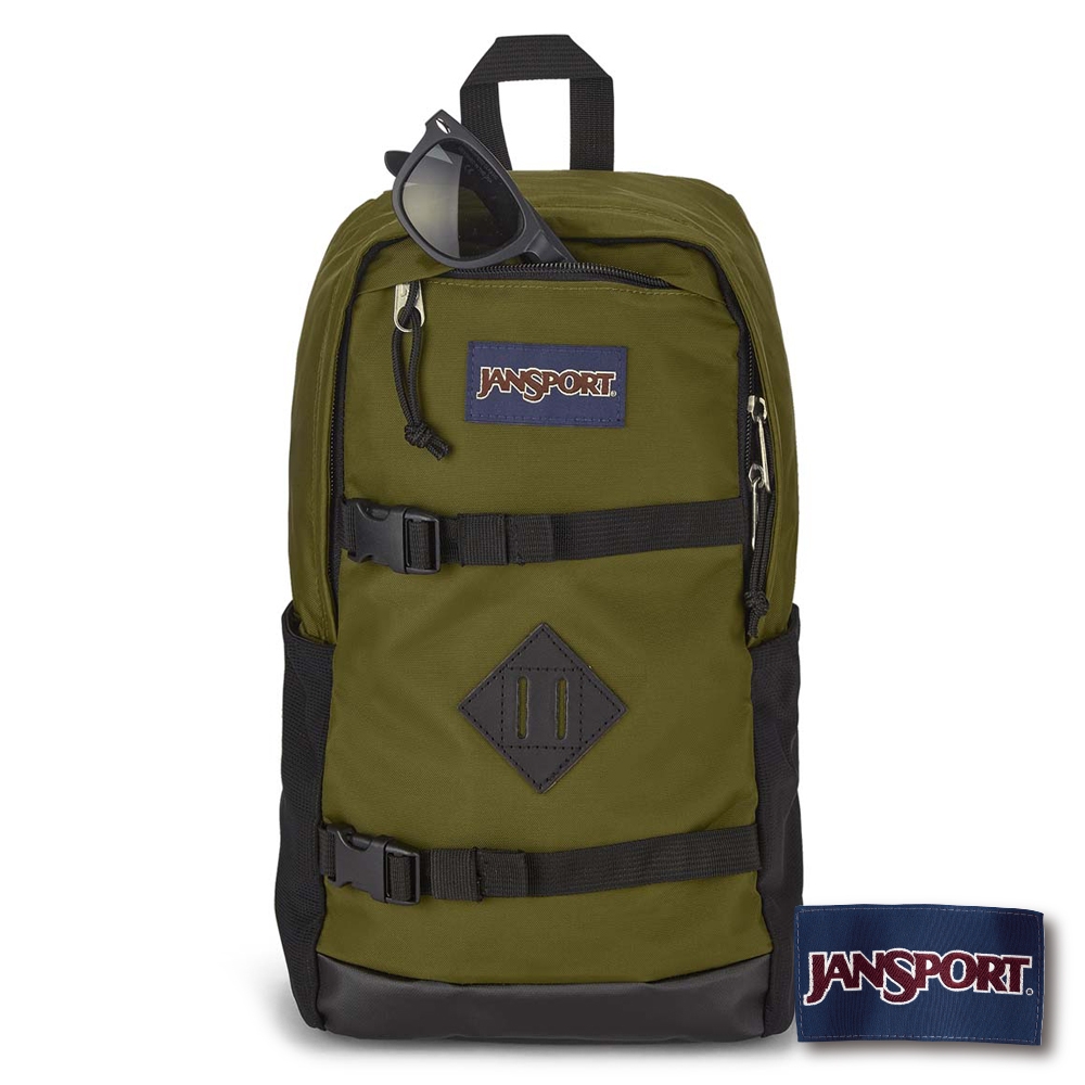 JANSPORT Off Campus Sling 系列肩背包/後背包 - 軍綠