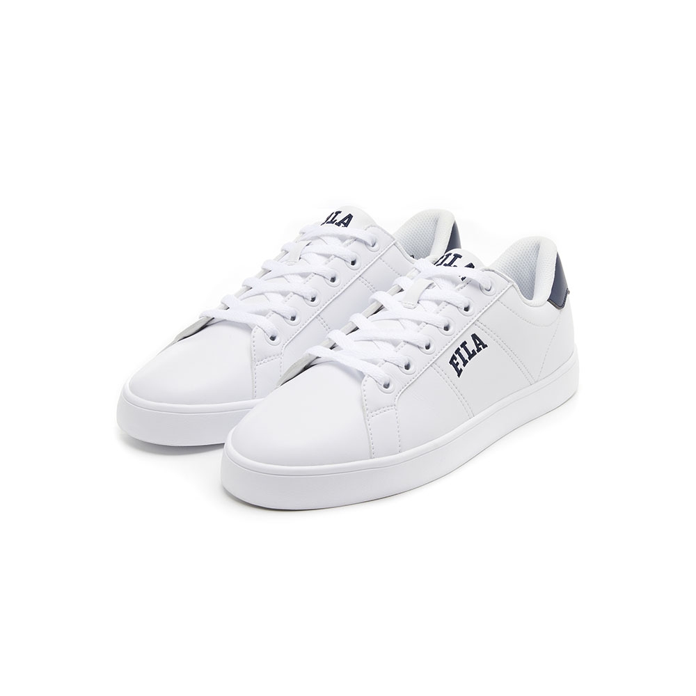 FILA Uni. COURT DELUXE 中性運動鞋-白 4-C126X-147