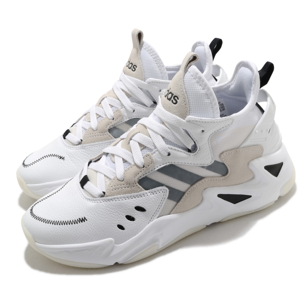 adidas 休閒鞋 Firewalker 籃球鞋概念 男鞋 愛迪達 高筒 焱系列 新年款 CNY 白 黑 FY6644