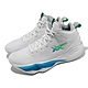 Asics 籃球鞋 Nova Surge 2 男鞋 白 藍 緩震 亞瑟士 抗扭 高筒 1061A040102 product thumbnail 1
