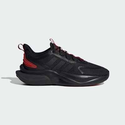 adidas alphabounce + 男慢跑鞋-黑紅-id8624