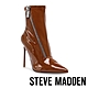 STEVE MADDEN-VIRTUOSO 漆皮側拉鍊尖頭跟靴-棕色 product thumbnail 1