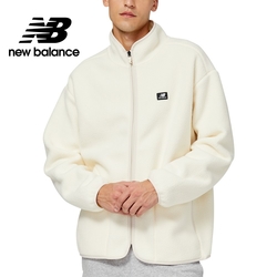 [New Balance]美羔毛保暖立領外套_男性_奶油白_MJ23551AGA