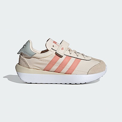 Adidas Country XLG CF EL C [IF6146] 中童 休閒鞋 運動 復古 魔鬼氈 舒適 粉膚 橘