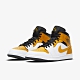 Nike 休閒鞋 Air Jordan 1代 男鞋 University Gold 喬丹 8孔 白 黃 554724170 product thumbnail 1