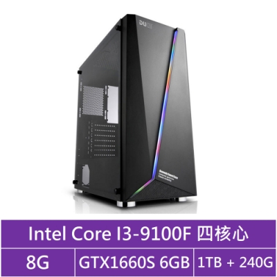 華碩B365平台[戰略死神]i3四核GTX1660S獨顯電玩機