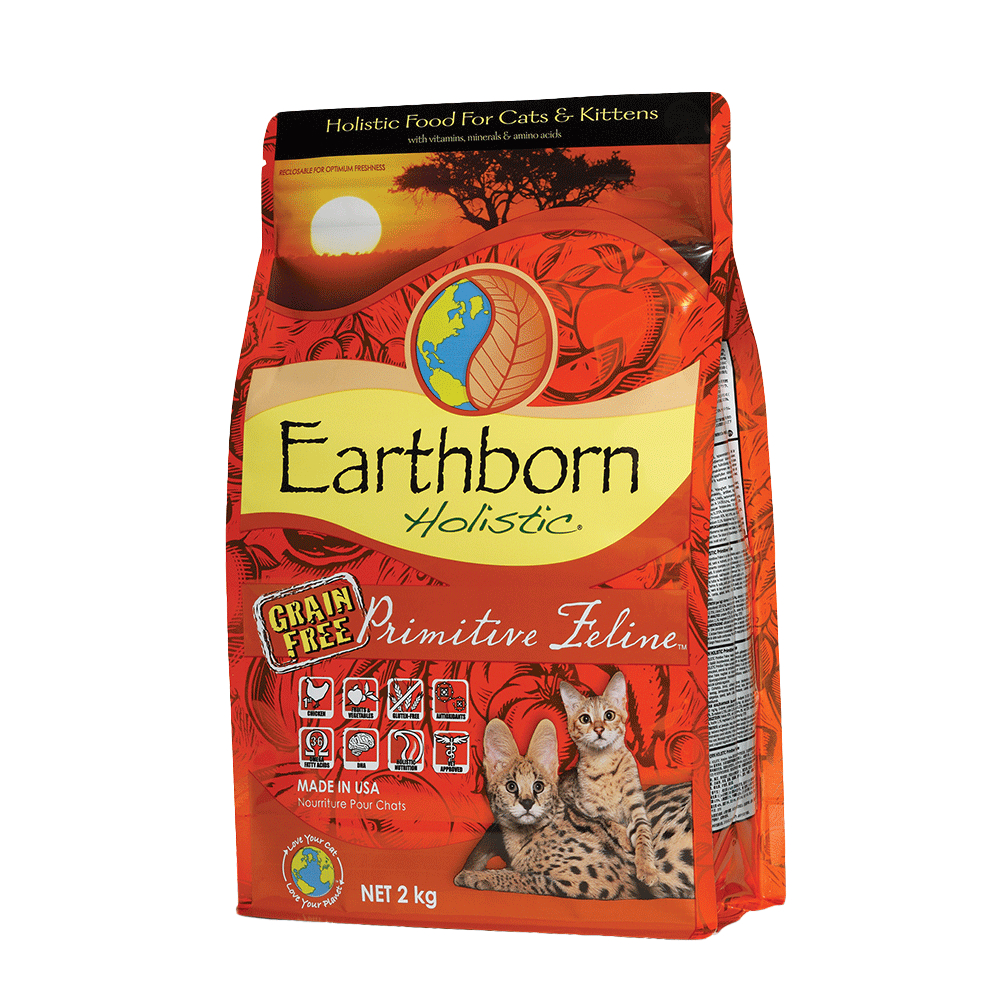 【Earthborn 原野優越】農場低敏無穀貓(雞肉+蔓越莓)6kg