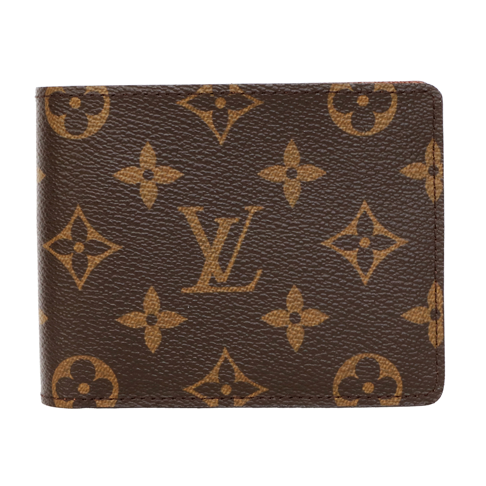 LV M60895 經典Monogram印花摺疊短夾