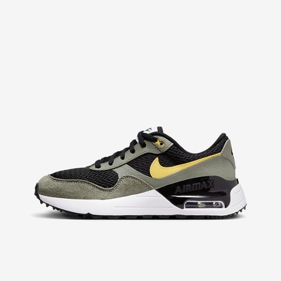 NIKE AIR MAX SYSTM (GS) 男女大童休閒鞋-黑灰黃-DQ0284007