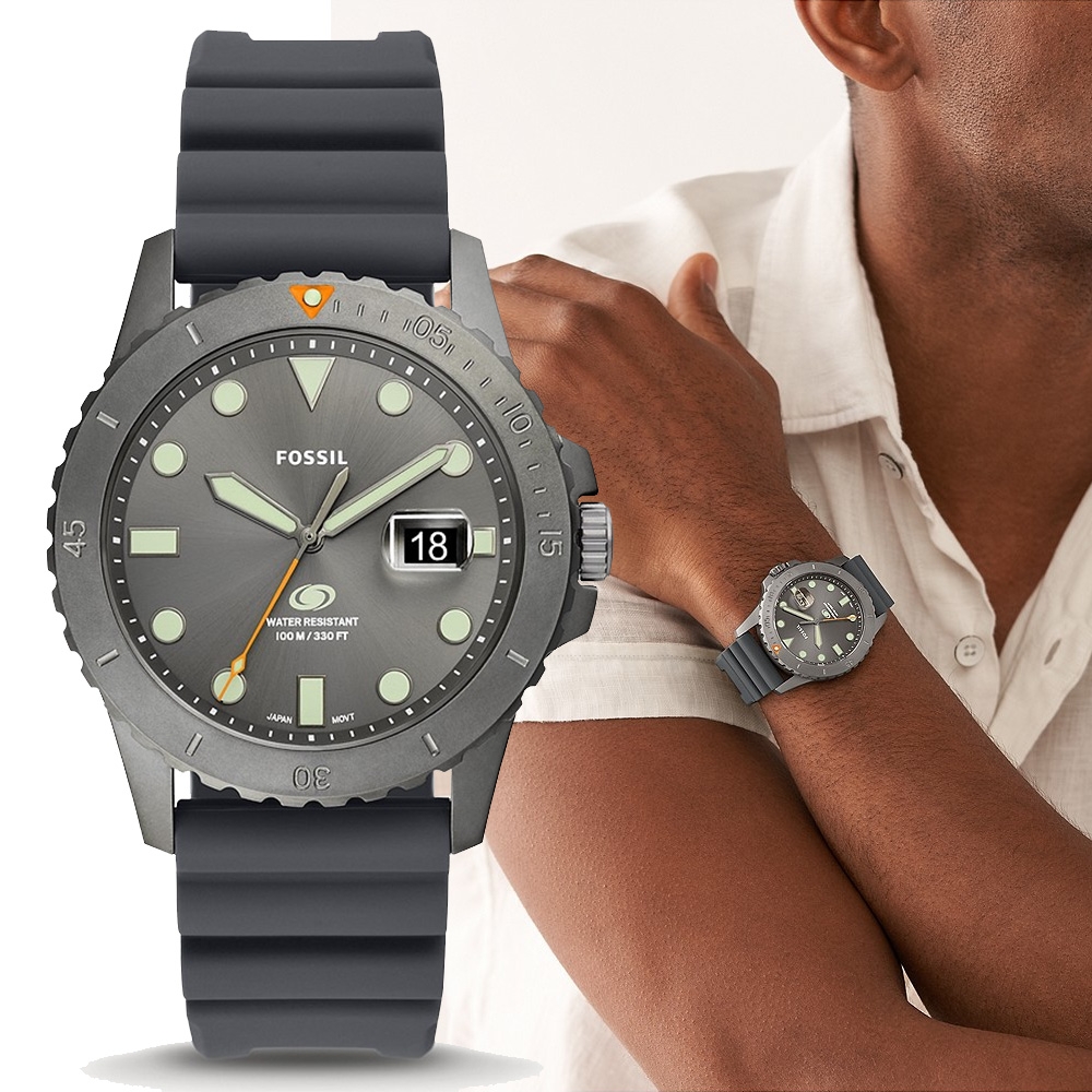 FOSSIL Blue 運動風格手錶-42mm FS5994 | 男錶| Yahoo奇摩購物中心