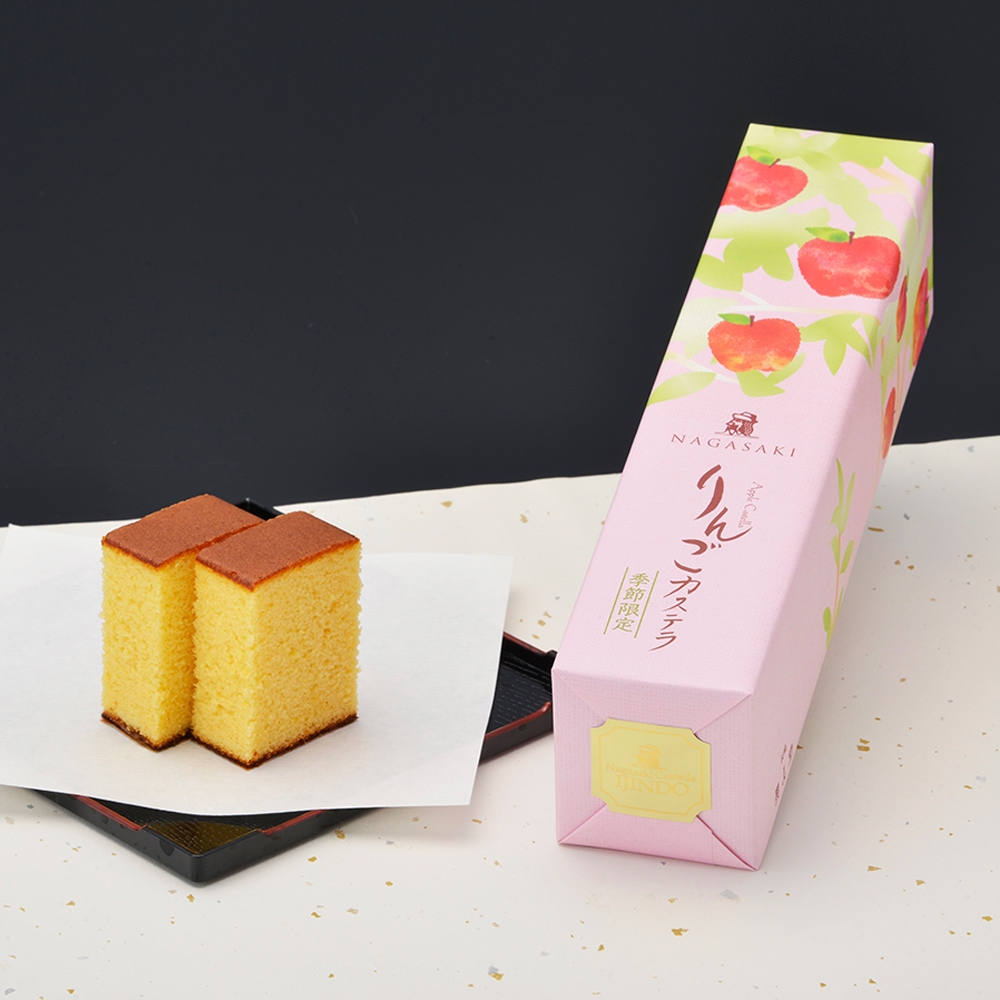 日本進口 異人堂長崎蛋糕-蘋果口味290g