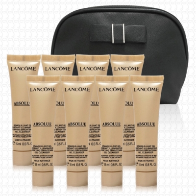 LANCOME蘭蔻 絕對完美潔面凝露15mlx8(贈化妝包)