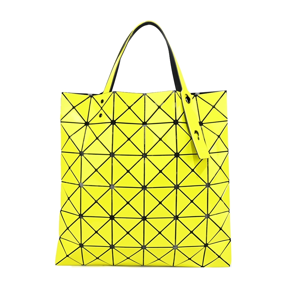 ISSEY MIYAKE 三宅一生 BAOBAO 6x6亮面手提包-黃