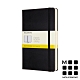 MOLESKINE 經典硬殼筆記本 (L型) 加量型-方格黑 product thumbnail 1