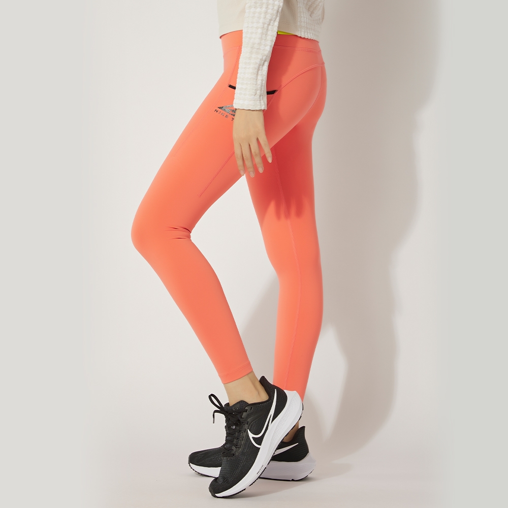 Nike Epic Luxe 女款 橘色 運動 休閒 內搭 緊身褲 長褲 CZ9597-858
