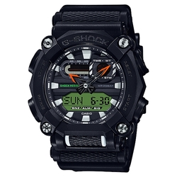 CASIO 卡西歐 G-SHOCK 潮流工業風雙顯計時手錶 迎春好禮-黑 GA-900E-1A3