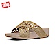 FitFlop LULU編織厚底涼鞋金色 product thumbnail 1