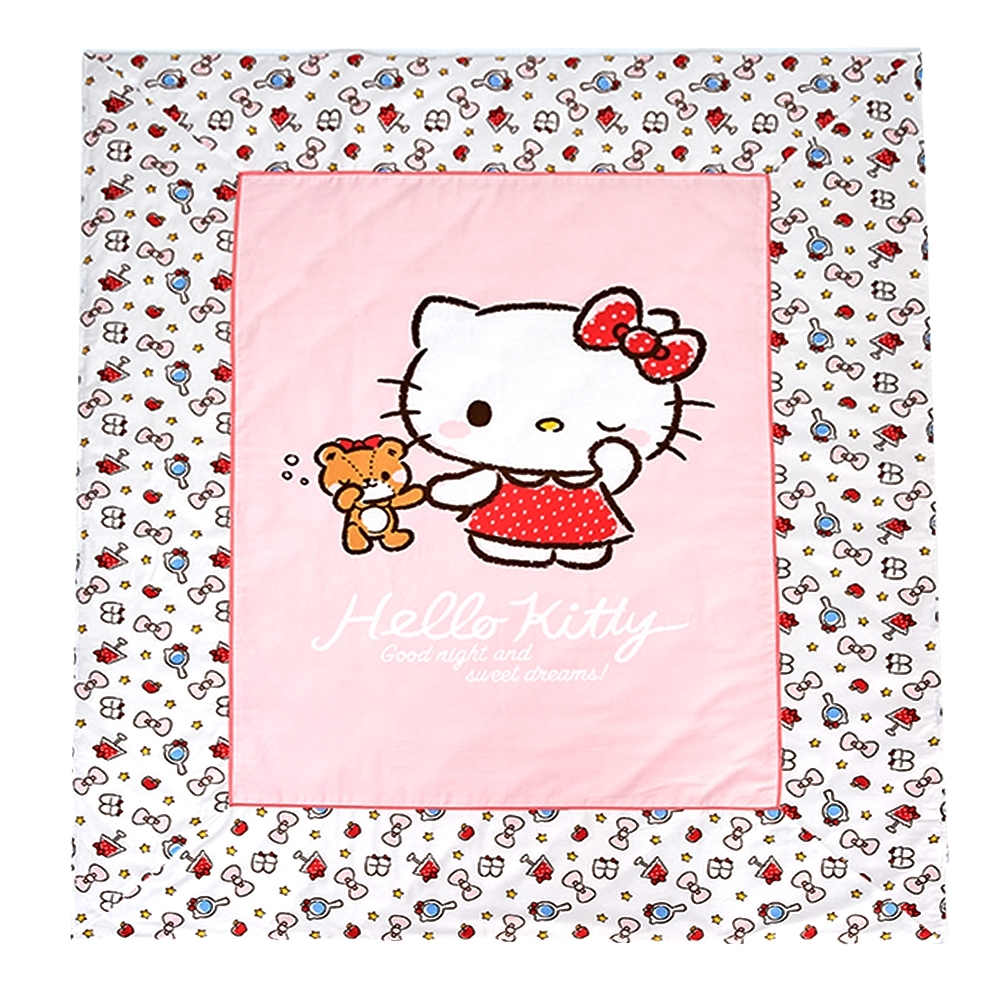 【麗嬰房】三麗鷗 Hello Kitty(凱蒂貓) 午睡時光系列 兩用被(可放被胎)