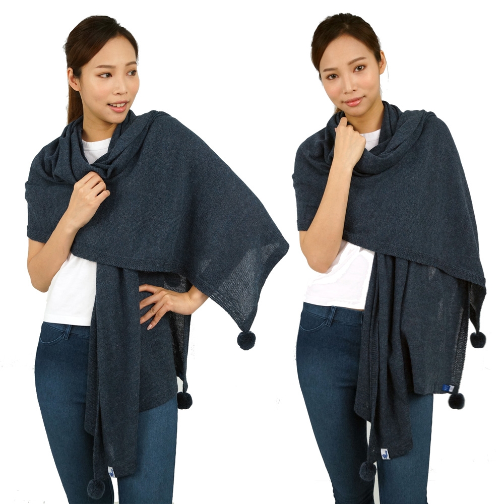 北歐風文青極簡設計兩用圍巾/披肩（百搭＋保暖＋輕薄＋低調奢華）