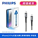 【PHILIPS飛利浦】 IPhone 14系列抗藍光鋼化玻璃保護貼+USB-C to Lightning手機充電線1m (DLK1302~06+DLC4531V) product thumbnail 12