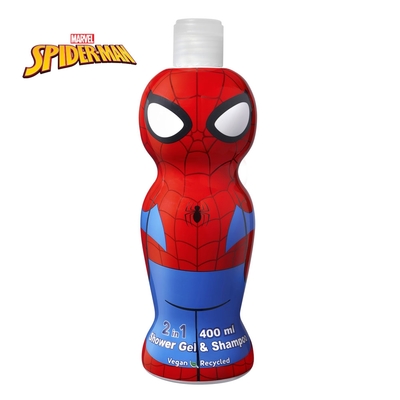 SPIDERMAN 蜘蛛人2合1沐浴洗髮精 400ml(萌Q收藏版)