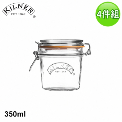 KILNER 多功能扣式密封罐350ML-4件組