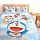 享夢城堡 雙人床包薄被套四件組-哆啦A夢DORAEMON 飛向天空-藍 product thumbnail 1