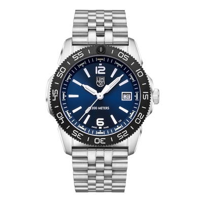 LUMINOX 雷明時 Pacific Diver Ripple太平洋潛行者 – 深海藍 / 3123M-SET (禮盒組)