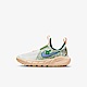 Nike Flex Runner 2 LIL PSV [DV1377-100] 小童 慢跑鞋 運動 休閒 套入式 米 綠 product thumbnail 1