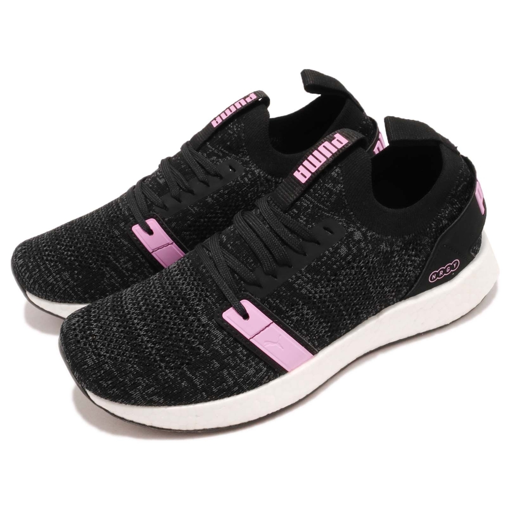 Puma 慢跑鞋 NRGY Neko Engineer Knit Wns 女鞋 黑 粉紅 運動鞋 19109401