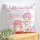 義大利Fancy Belle Sanrio-雙子星花園 麂皮靠墊 45*45CM product thumbnail 1