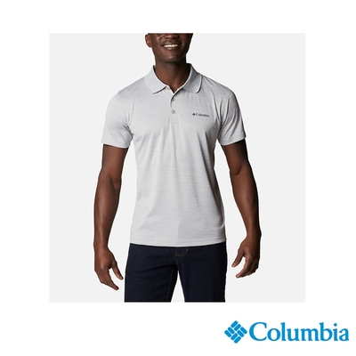 Columbia哥倫比亞 男款- Zero Rules 涼感防曬快排短袖Polo衫-花灰色 UAE60820HG/IS