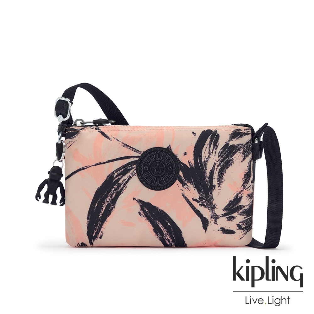 Kipling 珊瑚花潑墨三夾層配件包-CREATIVITY XB