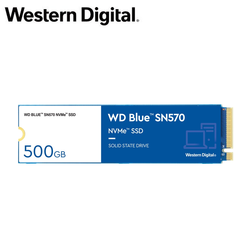 WD 藍標 SN570 500GB NVMe M.2 PCIe SSD