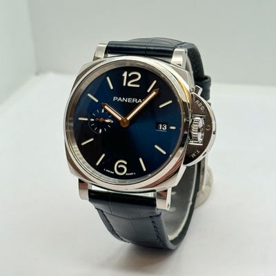 二手品 PANERAI 沛納海 PAM01274 超薄系列 42MM 自動上鍊 (含2022年保卡及原廠盒子)