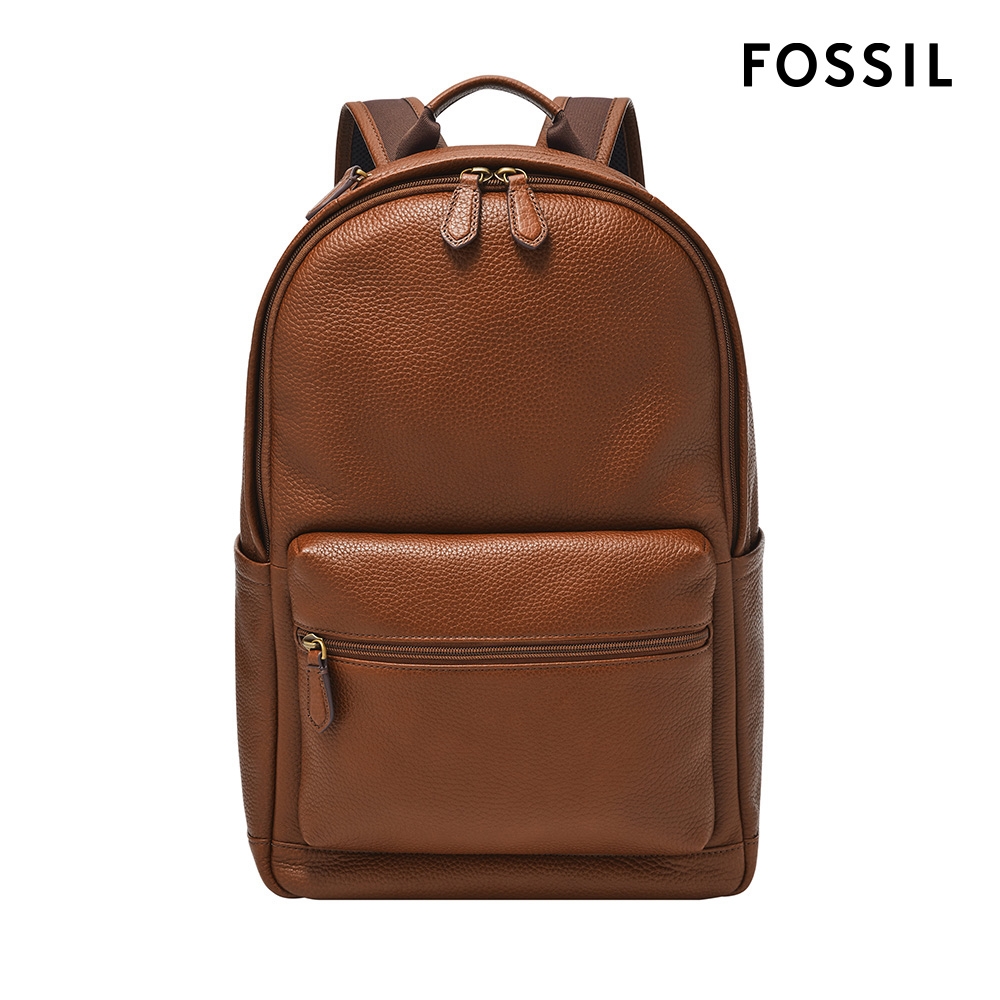 FOSSIL Buckner 真皮後背包-棕色 MBG9631210