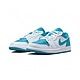 Nike Air Jordan 1 Low Aquatone 反轉白藍 白洋藍 邁阿密海豚藍 休閒鞋 運動鞋 男鞋 553558-174 product thumbnail 1