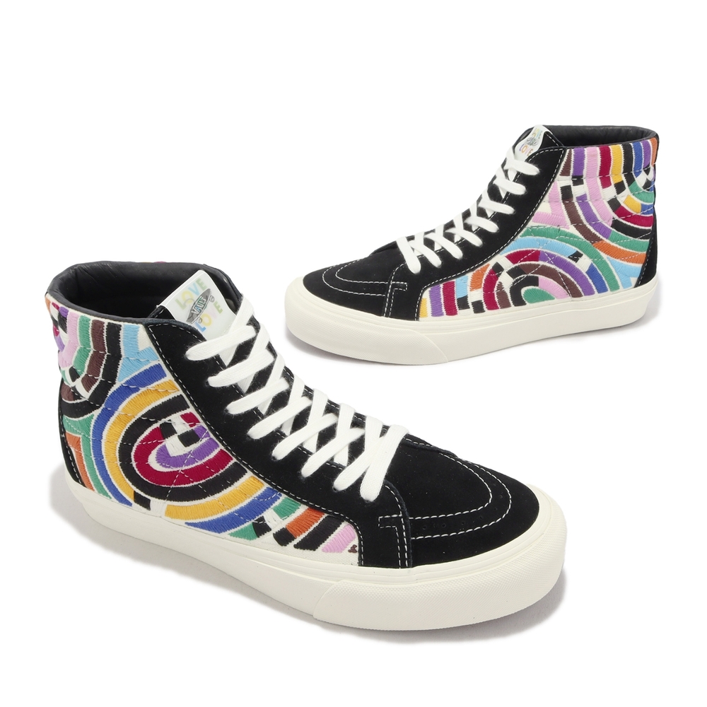 Vans SK8-Hi Reissue VLT LX Vault 彩色Love Wins 男女鞋高筒電繡