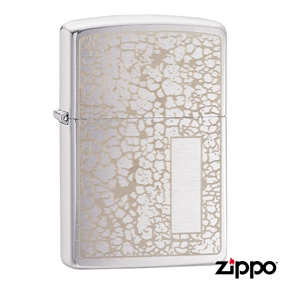 美系Zippo Crackle Pattern Design 金裂紋防風打火機49208