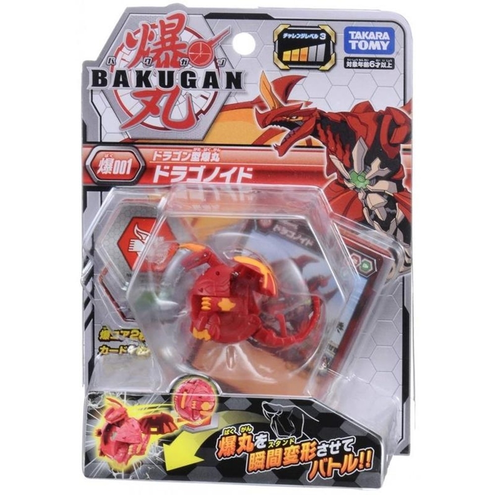 任選日本爆丸 BP-001 Dragonoid RED 紅蒼龍 瞬間變形 BK12396 TAKARA TOMY