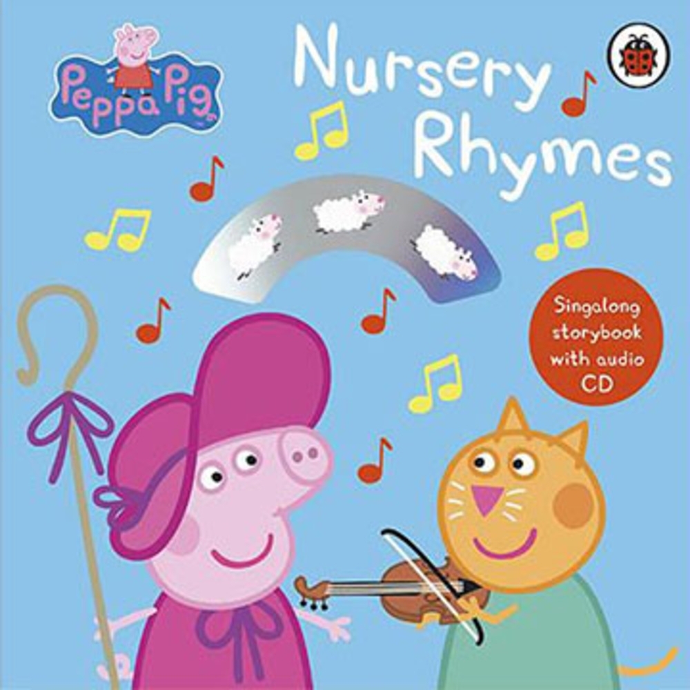 Peppa Pig：Nursery Rhymes 佩佩豬童謠CD書 | 拾書所