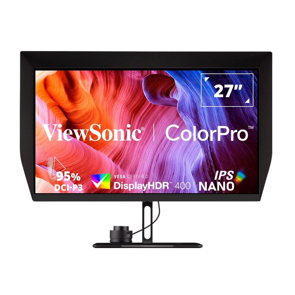 ViewSonic ColorPro VP2776 27型 IPS 2K 影像編輯專業色彩螢幕(內建喇叭)