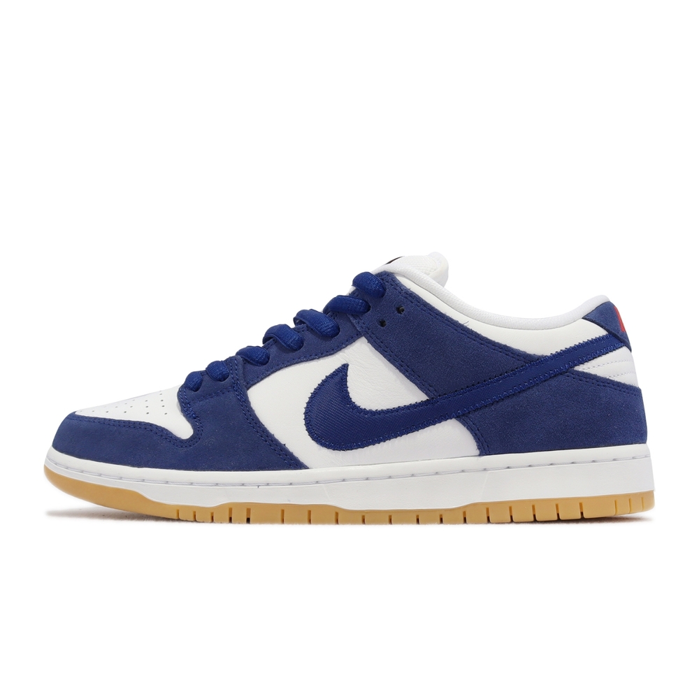 Nike 滑板鞋SB Dunk Low Pro PRM 洛杉磯道奇隊Dodgers 藍白男鞋女鞋